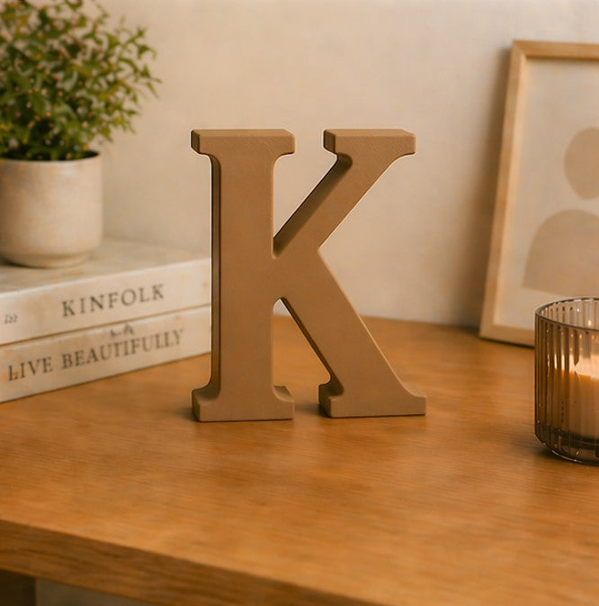 3D Alphabet Letter Decor (A to Z) – Minimal Premium Decorative Letters | 15cm