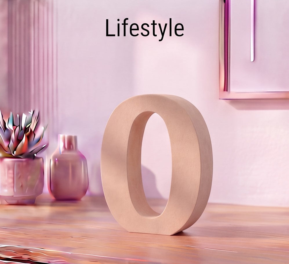 3D Alphabet Letter Decor (A to Z) – Minimal Premium Decorative Letters | 15cm