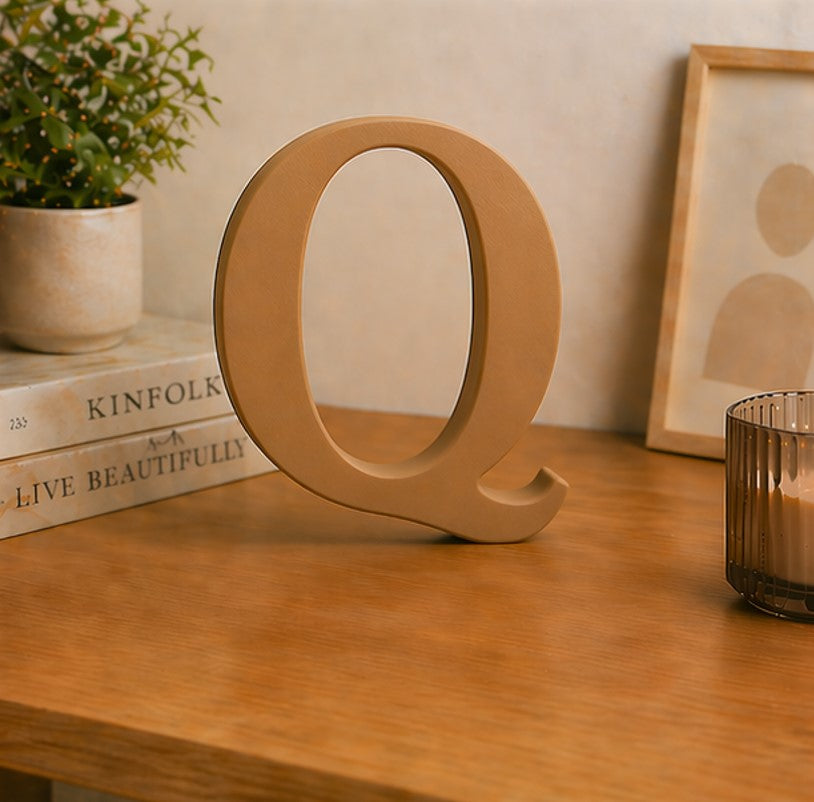 3D Alphabet Letter Decor (A to Z) – Minimal Premium Decorative Letters | 15cm
