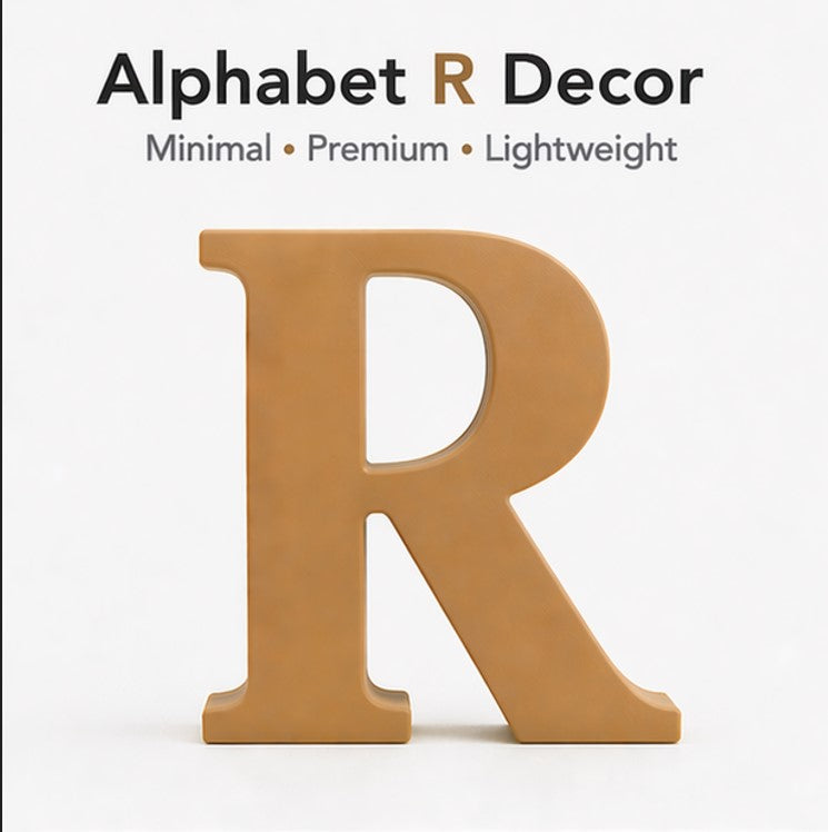 3D Alphabet Letter Decor (A to Z) – Minimal Premium Decorative Letters | 15cm