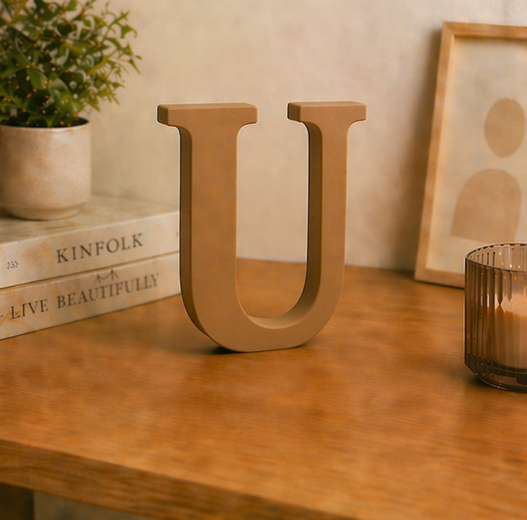 3D Alphabet Letter Decor (A to Z) – Minimal Premium Decorative Letters | 15cm