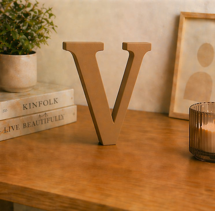 3D Alphabet Letter Decor (A to Z) – Minimal Premium Decorative Letters | 15cm