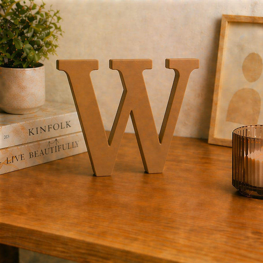3D Alphabet Letter Decor (A to Z) – Minimal Premium Decorative Letters | 15cm