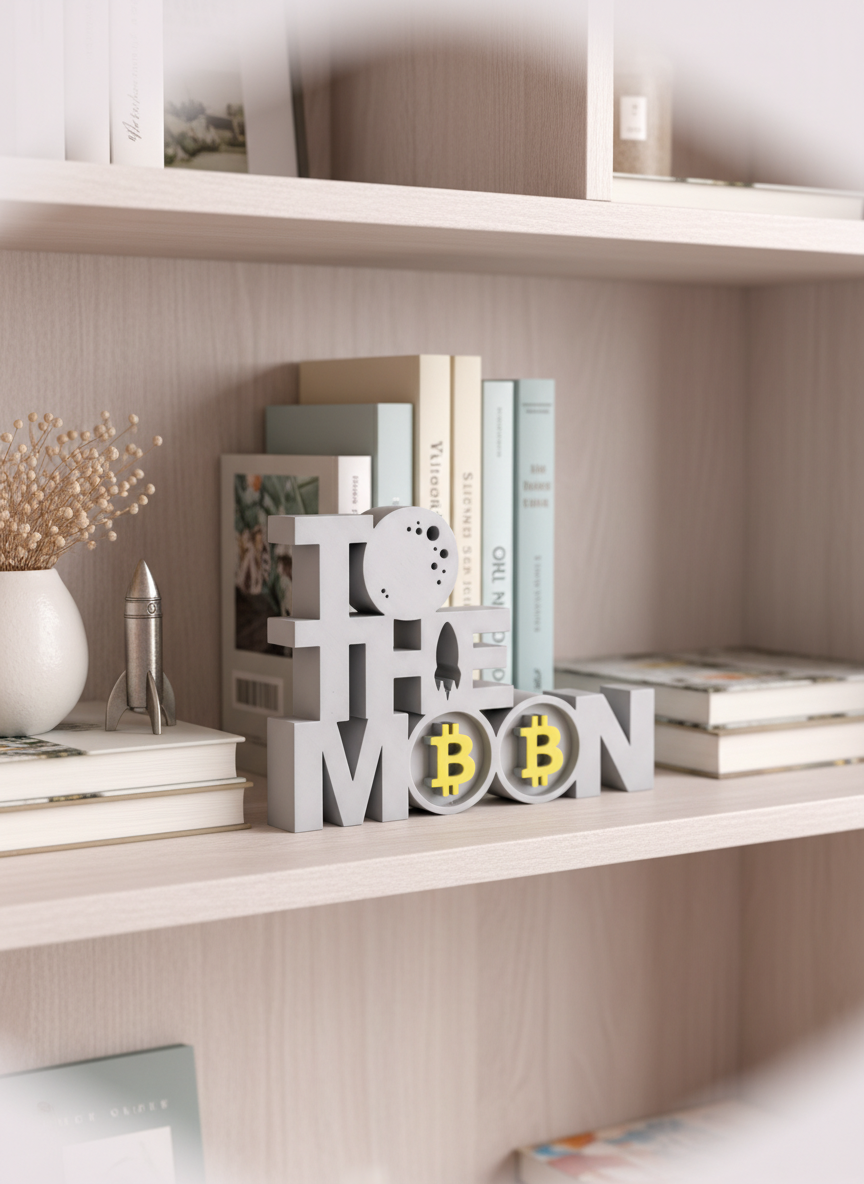 To The Moon Table Sign – Novelty Boy