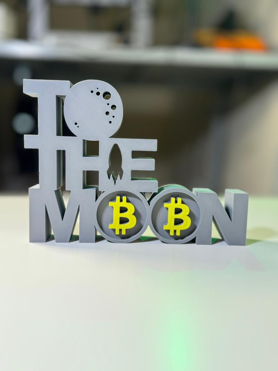 To The Moon Table Sign – Novelty Boy