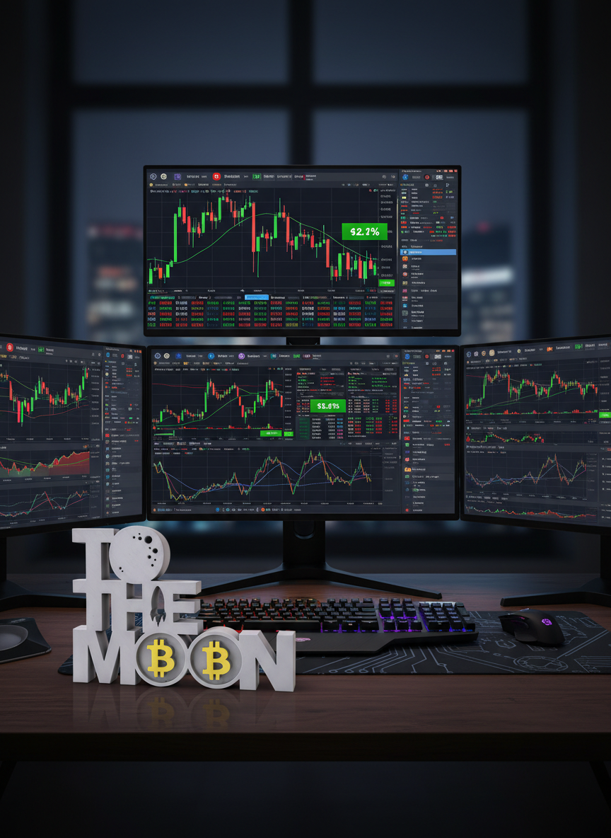 To The Moon Table Sign – Novelty Boy