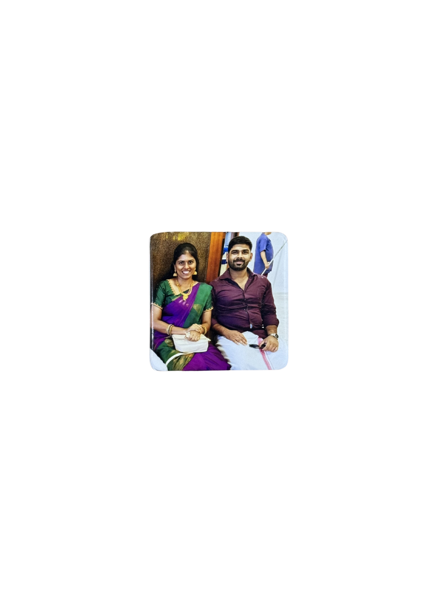 1 Custom Fridge Photo Magnet (Single Magnet)