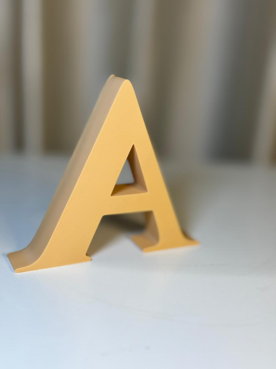 3D Alphabet Letter Decor – Novelty Boy