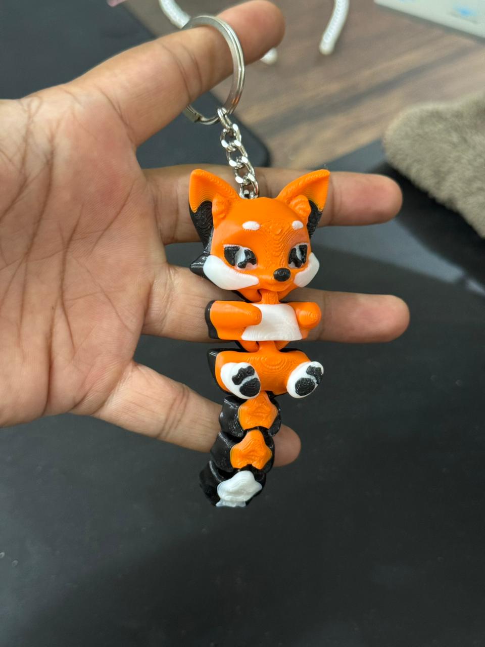 Cute Fox Bag Charm Keychain – Novelty Boy