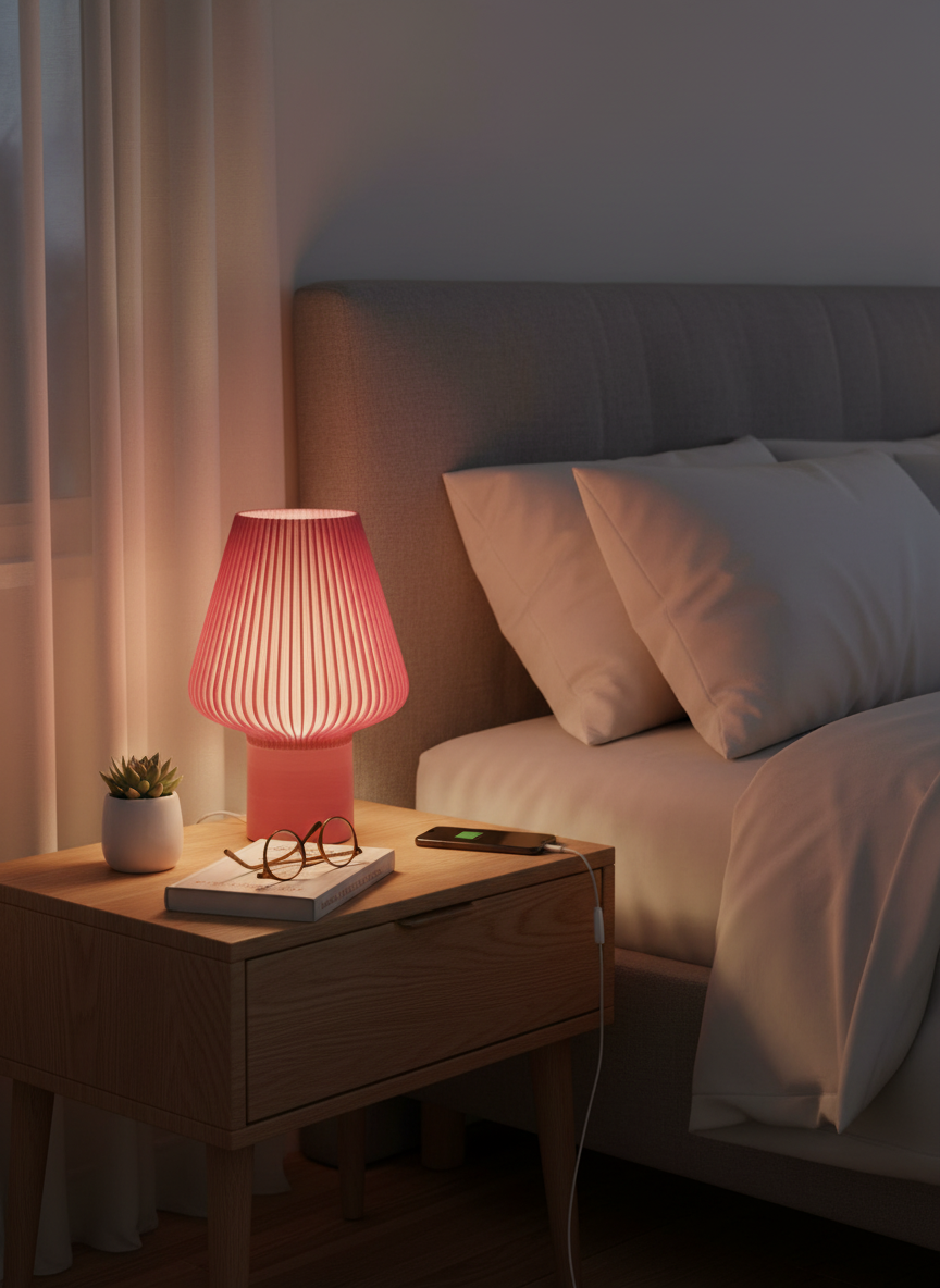 BLOOM Lamp – Modern Ambient Table Lamp | Minimal Decorative Desk Light