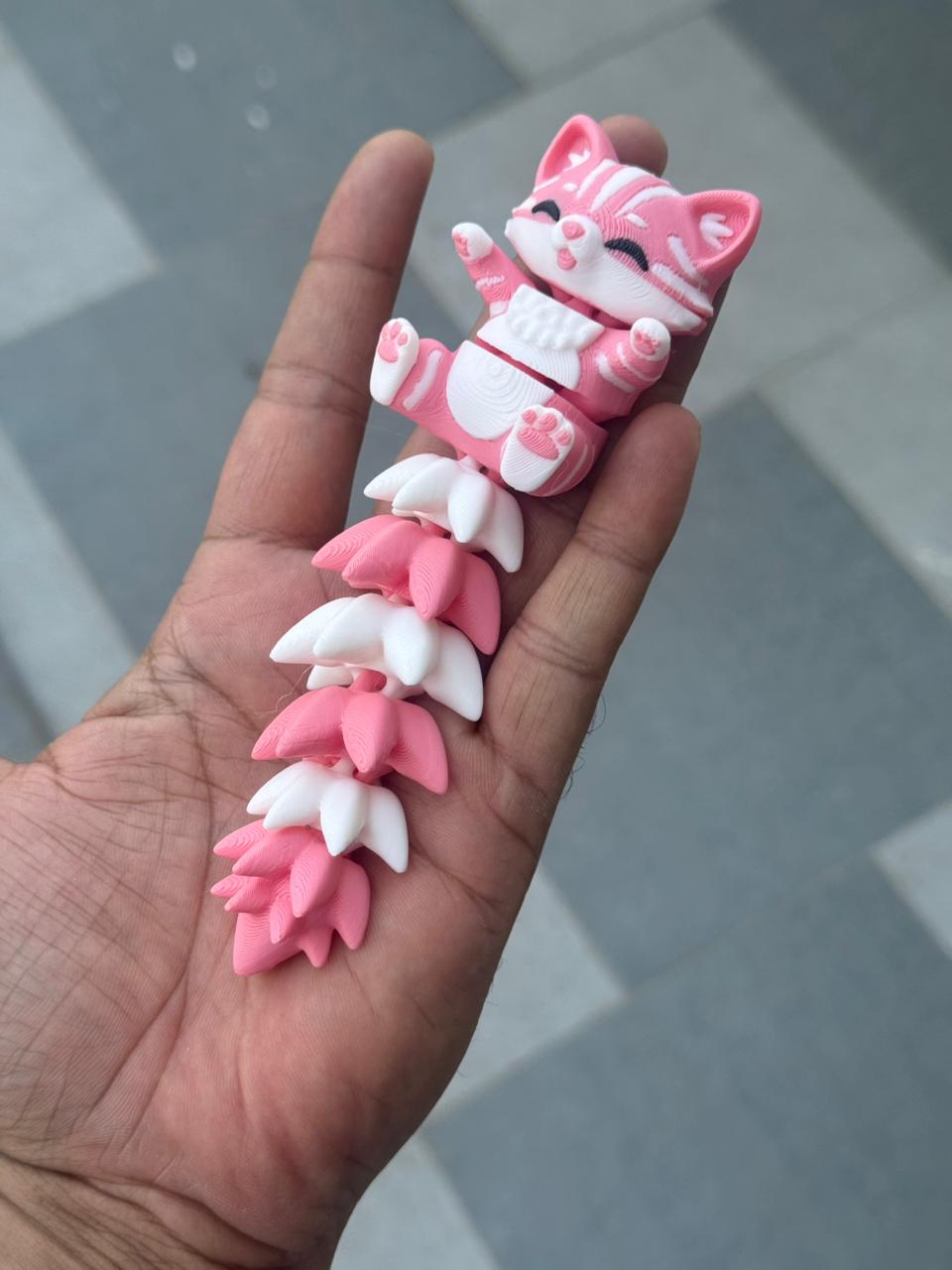 Cute Cat Bag Charm Keychain – Novelty Boy