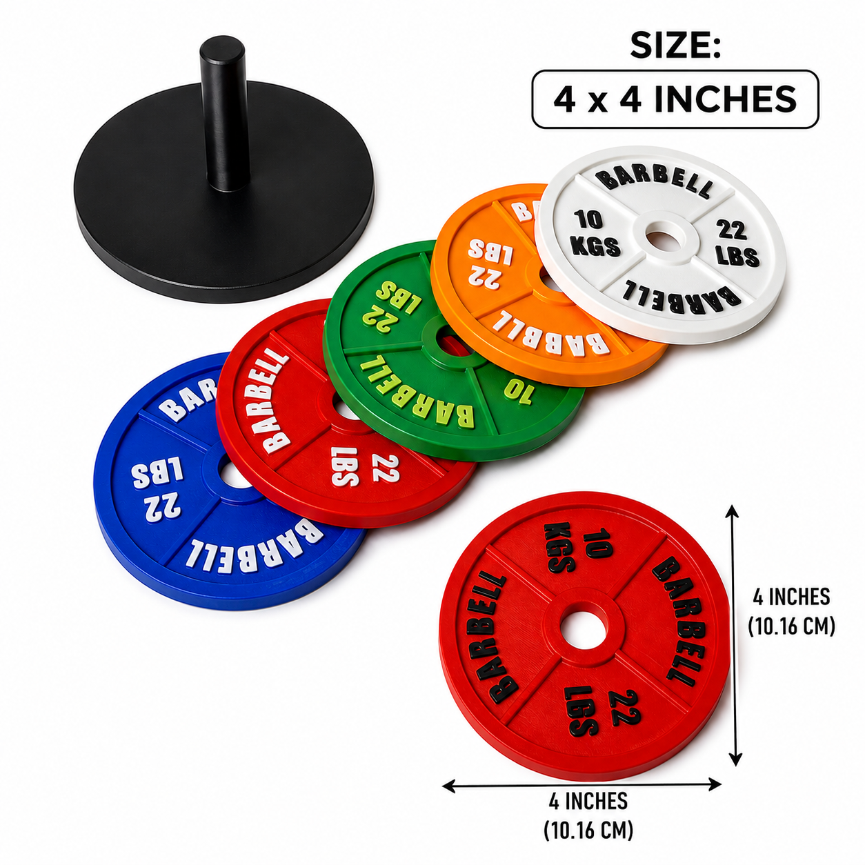 Gym Plate Coaster Set – Novelty Boy
