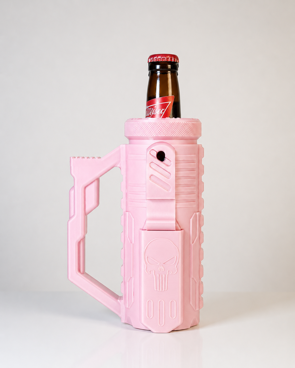 Tactical Bottle Koozie with Hidden Bottle Opener – 3D Printed Rugged Drink Sleeve