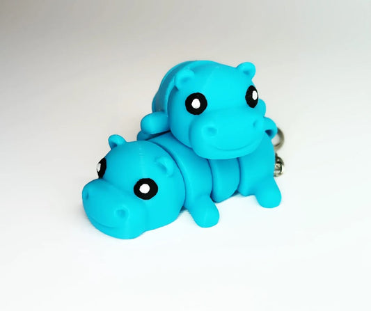 Happy Hippo Pocket Pet – Chunky, Funky & Full of Charm! 🦛💜