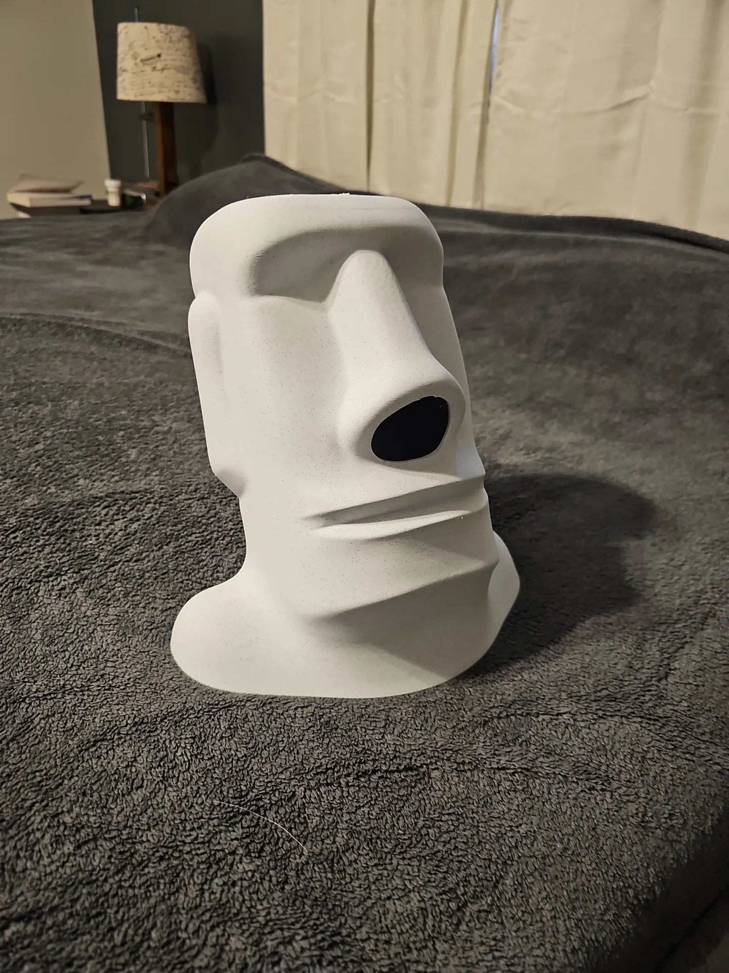 Moai Tissue Box and HeadPhone Holder