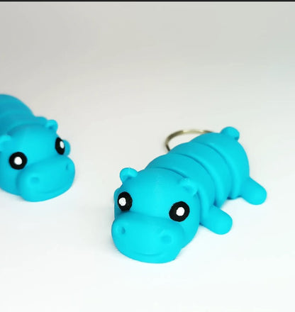 Happy Hippo Pocket Pet – Chunky, Funky & Full of Charm! 🦛💜