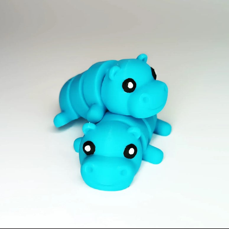Happy Hippo Pocket Pet – Chunky, Funky & Full of Charm! 🦛💜