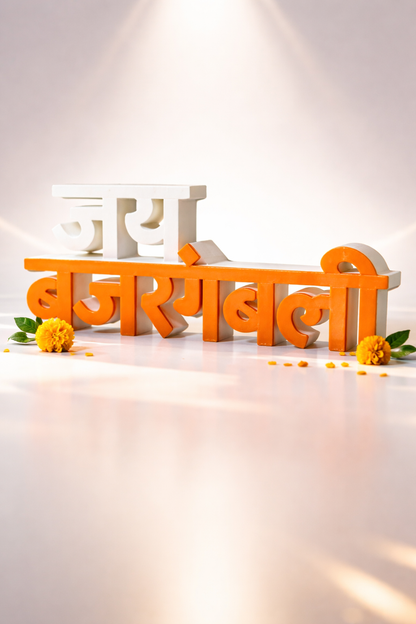 Jai Bajrangbali Table Sign