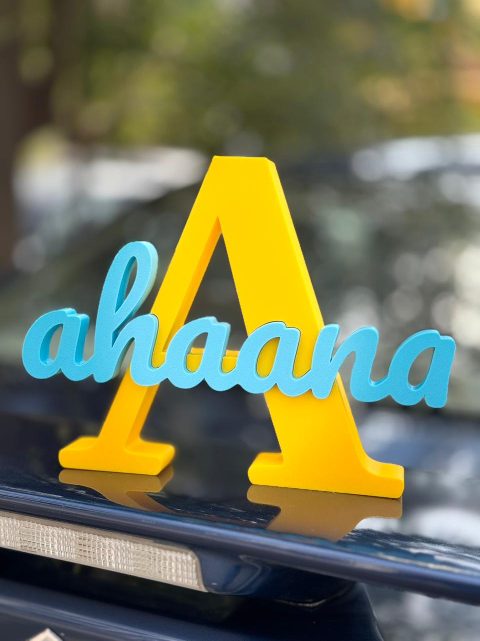 Personalized Name Letter Sign for Kids Room Decor | Custom Alphabet Name Stand | Nursery Decor Gift