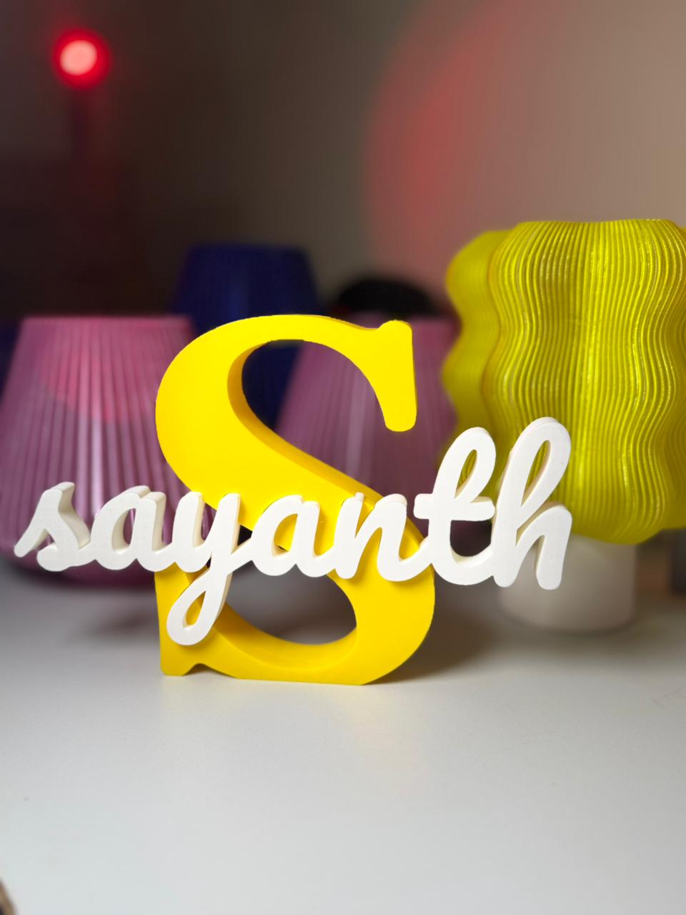 Personalized Name Letter Sign for Kids – Novelty Boy
