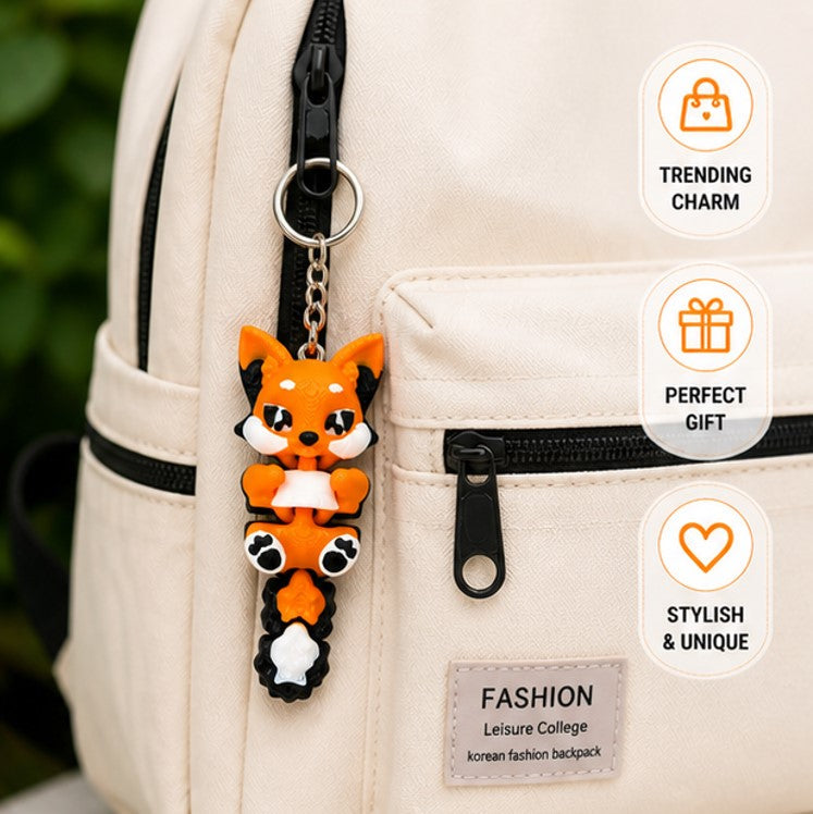 Fox charm on keys