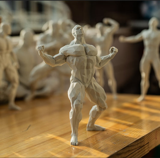 Super Muscular Man Desk & Home Decor Model – 6 Inch