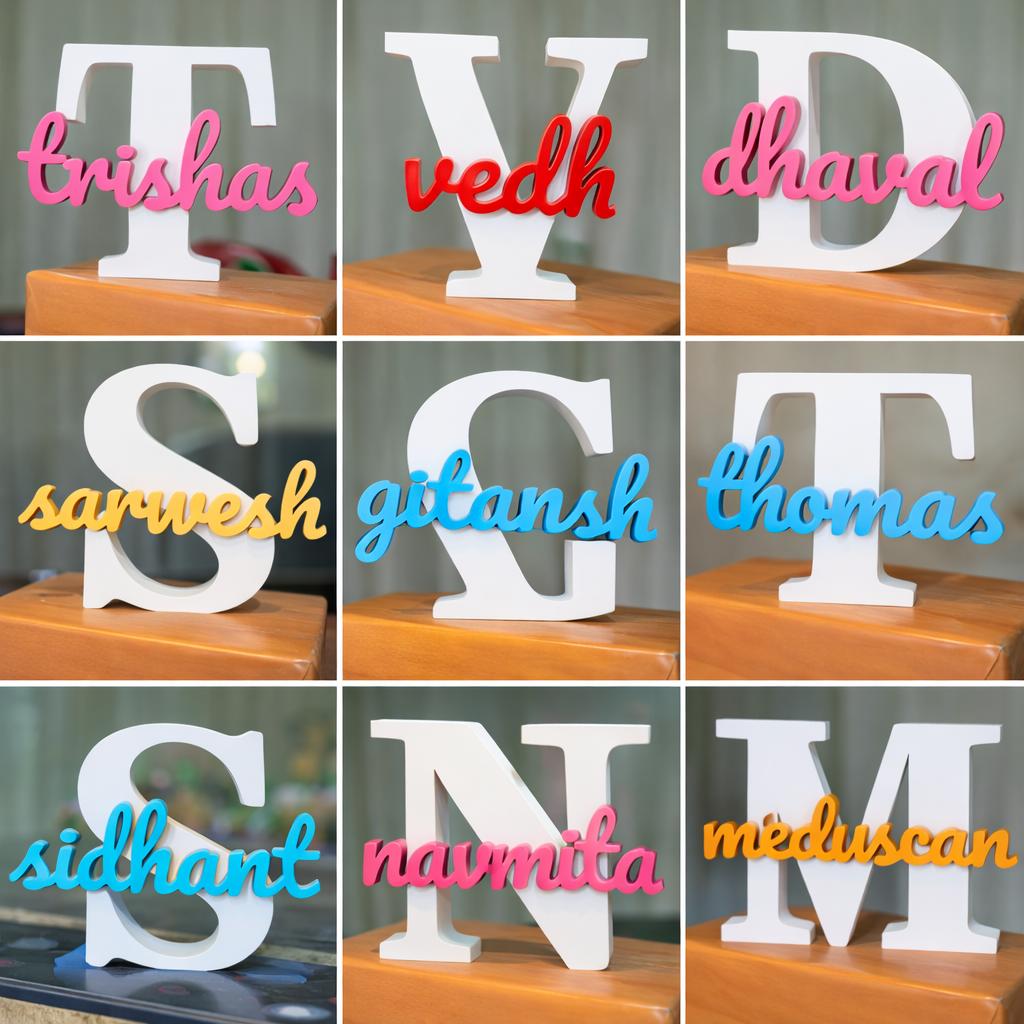 Personalized Name Letter Sign for Kids – Novelty Boy