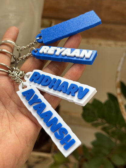 Custom Name Keychain – Single Word | Personalized | 2-4 Inch