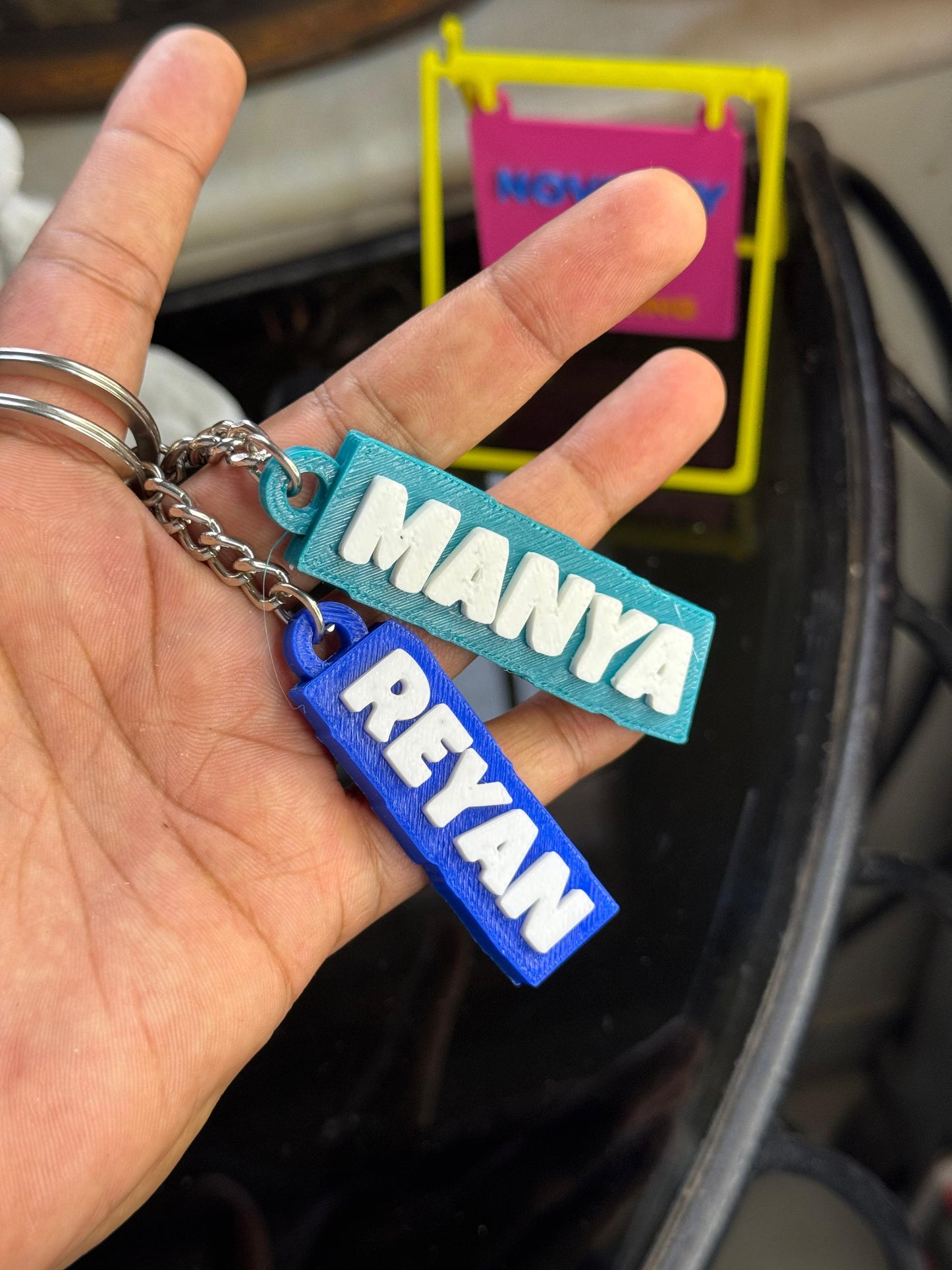 Custom Name Keychain – Single Word | Personalized | 2-4 Inch