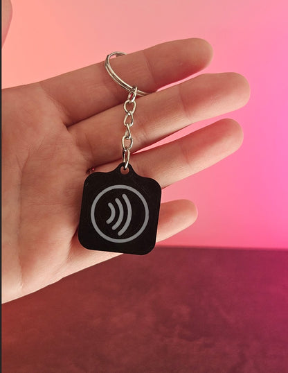 SMART NFC Youtube Keychain – Tap to Share Your YouTube