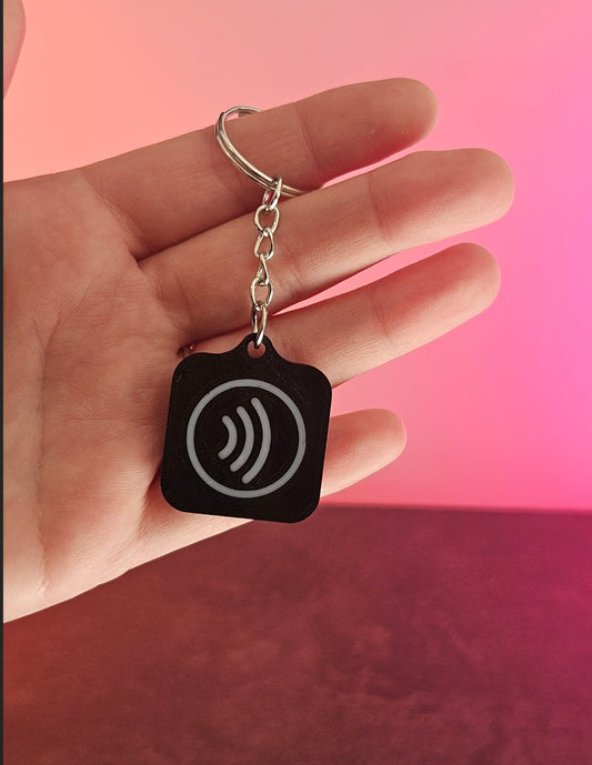 SMART NFC Youtube Keychain – Tap to Share Your YouTube