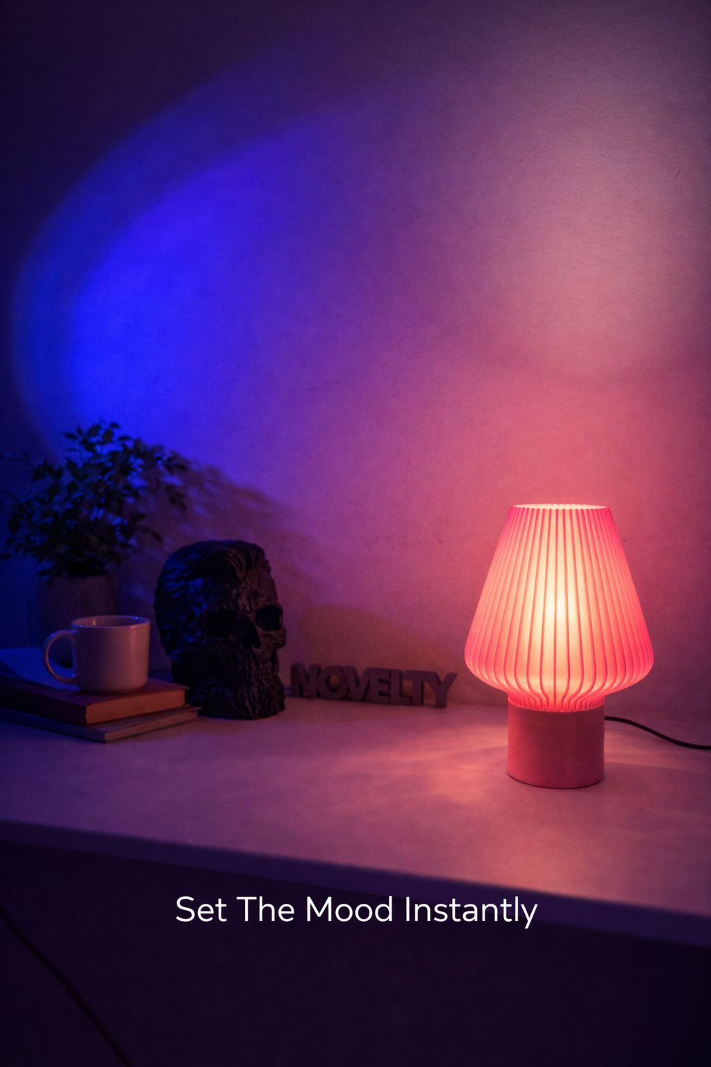 BLOOM Lamp – Modern Ambient Table Lamp | Minimal Decorative Desk Light