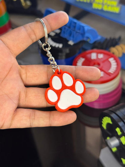 Dog Paw NFC Keychain – Tap to Share Your Contact or Social Links