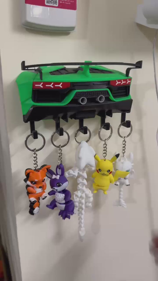 Luxury Car Inspired Key Holder Rack for Home, Office & Garage