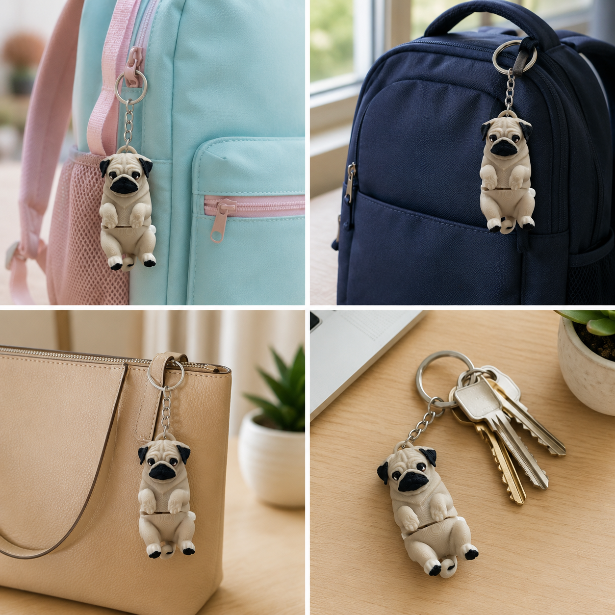 Pug charm lifestyle