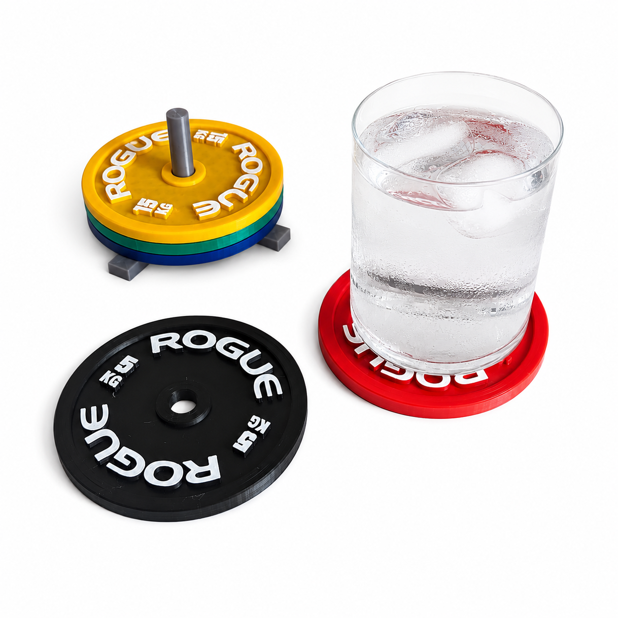 Gym Plate Coasters Set of 5 – Novelty Boy