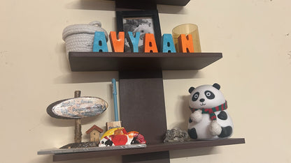 Custom Name DIY Paint Kit for Kids – With 2 Surprise Figurines (12 Colors)
