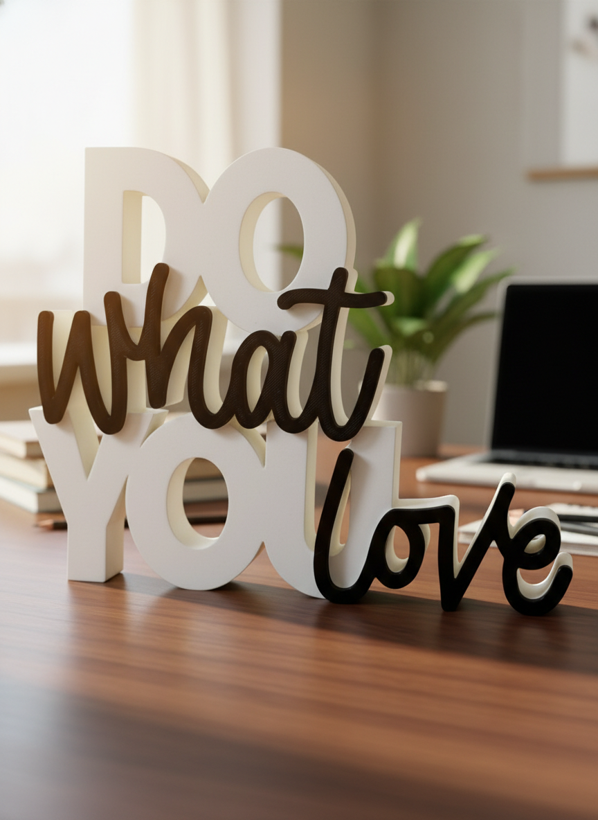 Do What You Love Table Sign – Novelty Boy