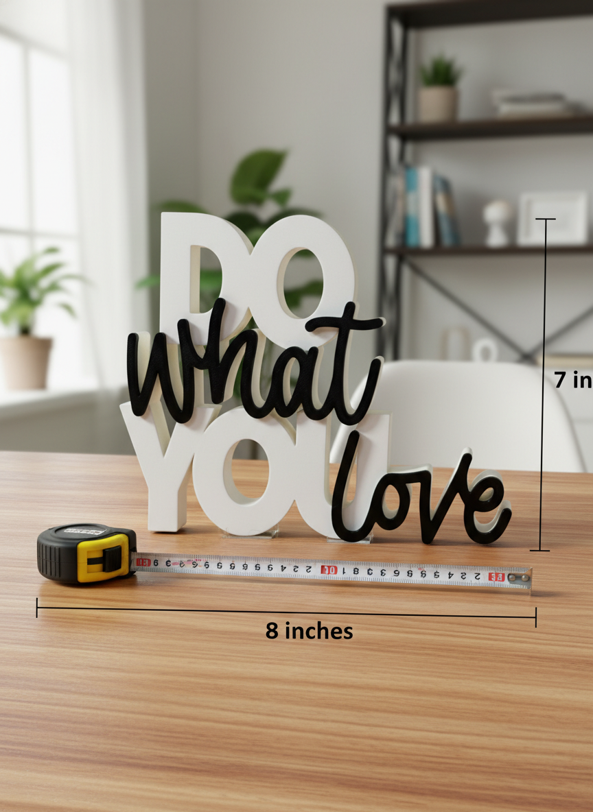 Do What You Love Table Sign – Novelty Boy