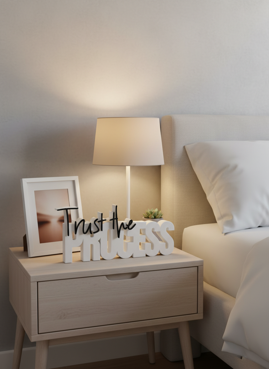 Trust the Process Table Sign – Novelty Boy