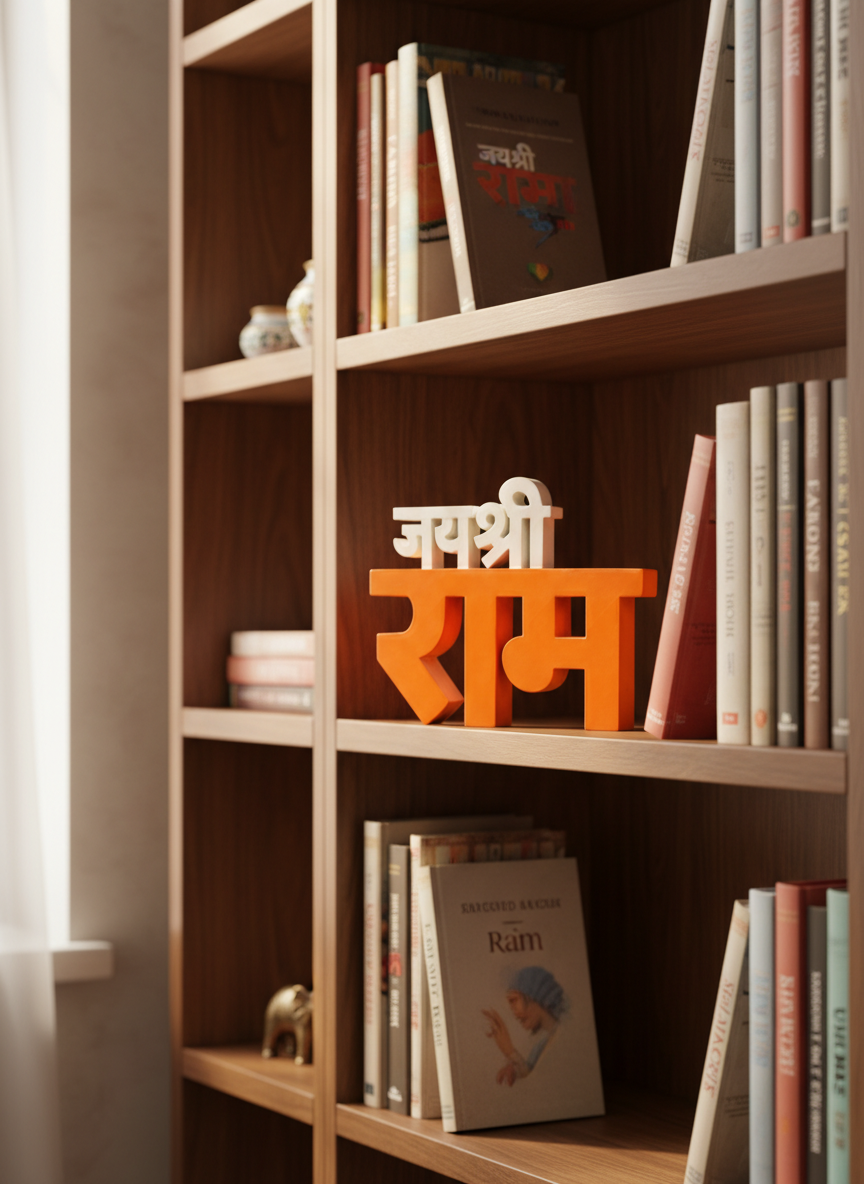 Jai Shri Ram Table Sign