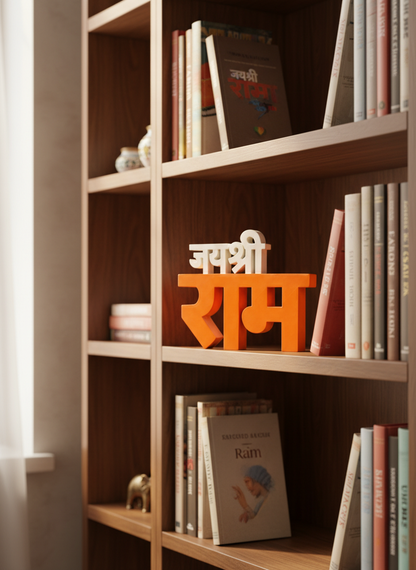 Jai Shri Ram Table Sign