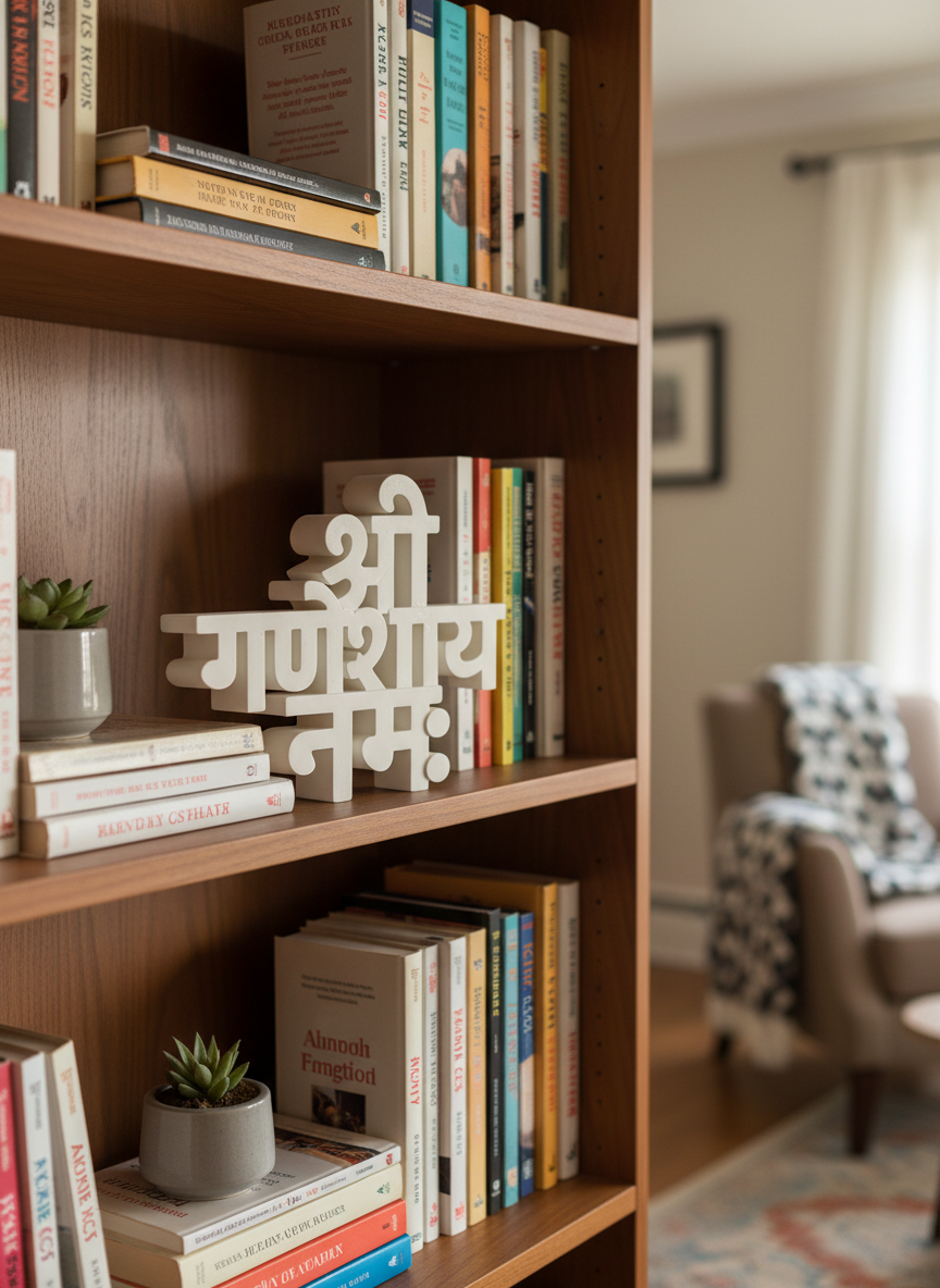 Shri Ganeshay Namah Table Sign – Novelty Boy