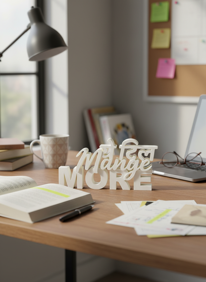 Ye Dil Mange More Table Sign