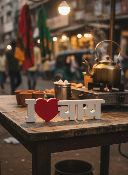 I Love Chai Table Sign