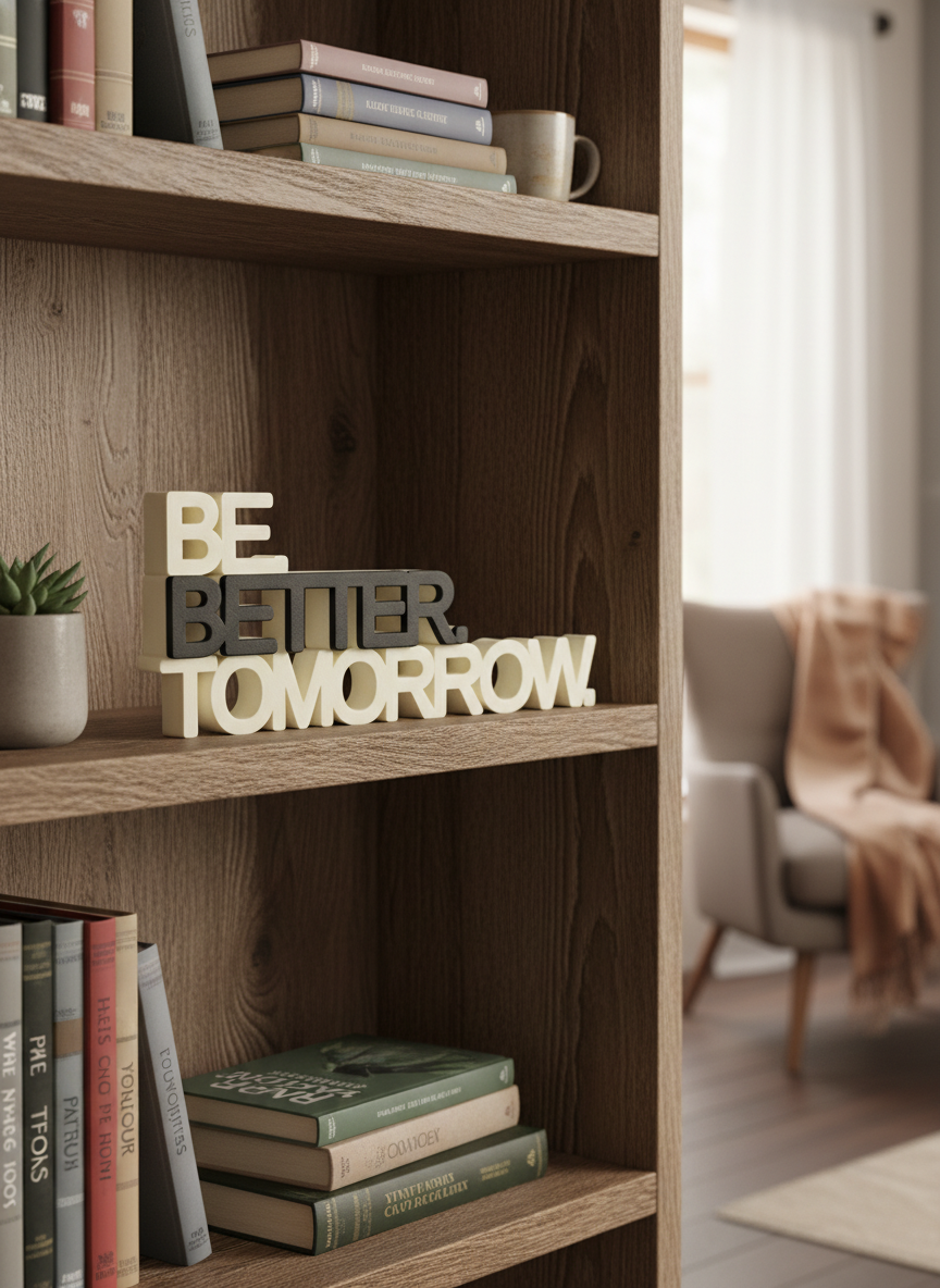 Be Better Tomorrow Table Sign – Novelty Boy