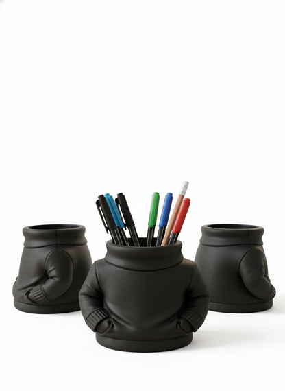 Hoodie-Shaped Pen Holder | Modern Desk Organizer with Unique Design