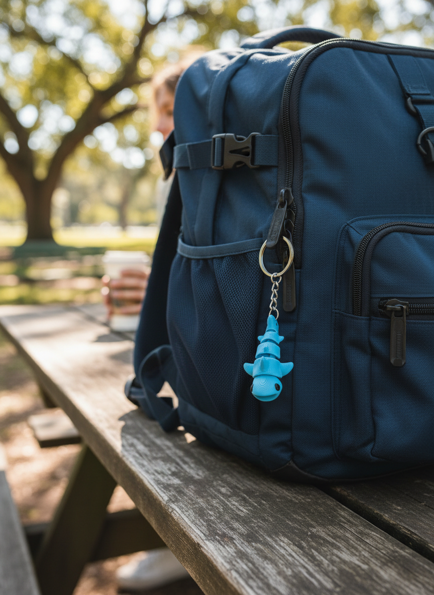 Flexi Shark Keychain | Pocket Pet Toy