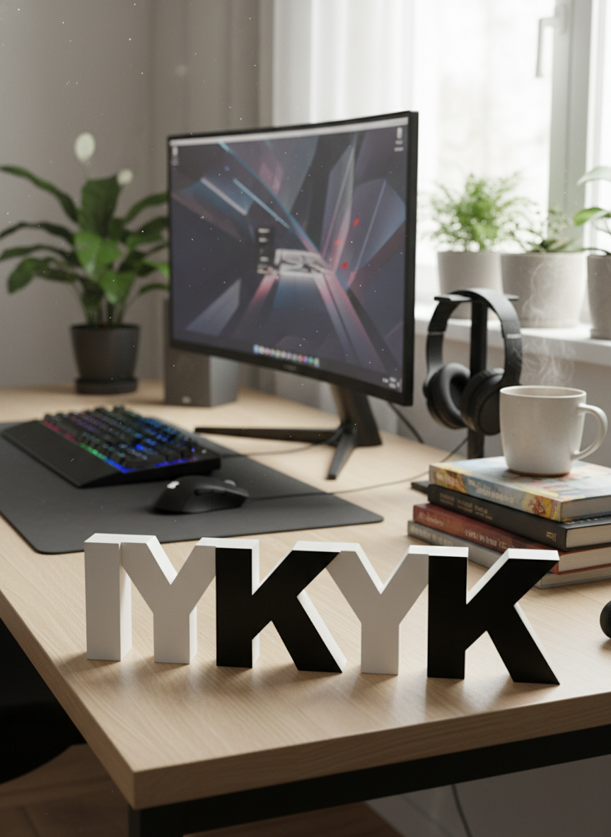 IYKYK Table Sign – Novelty Boy