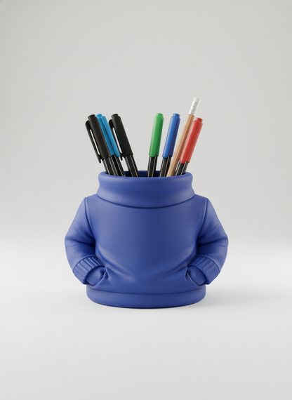 Hoodie-Shaped Pen Holder | Modern Desk Organizer with Unique Design